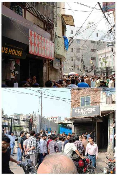 Bulldozers Jamia Nagar