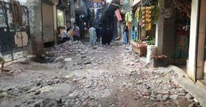 Shaheen Bagh’s Tayyab Masjid lane dug-up for six months (The Okhla Times photo)