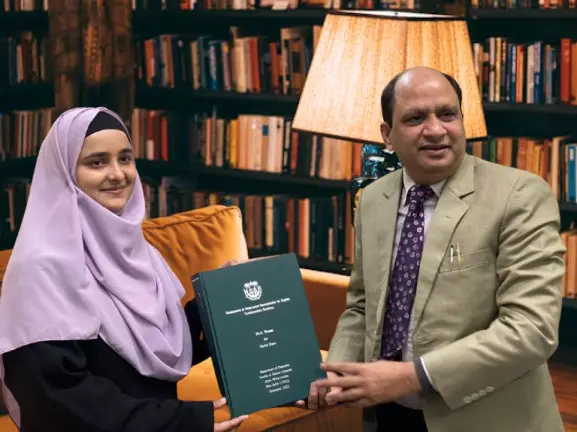 Milestone moment for Prof Tokeer Ahmad and Dr Farha of Jamia Jamia